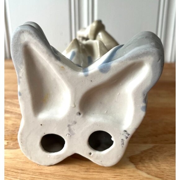 Porcelain Clown Figurine With Theatrical Masks 11" Vintage - Picture 7 of 7